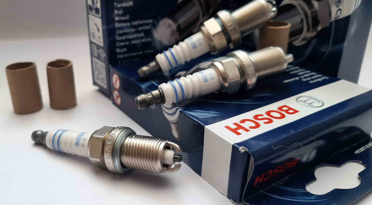 شمع خودرو بوش آلمان دوپلاتین +9 (دست 4تایی ) اصلی