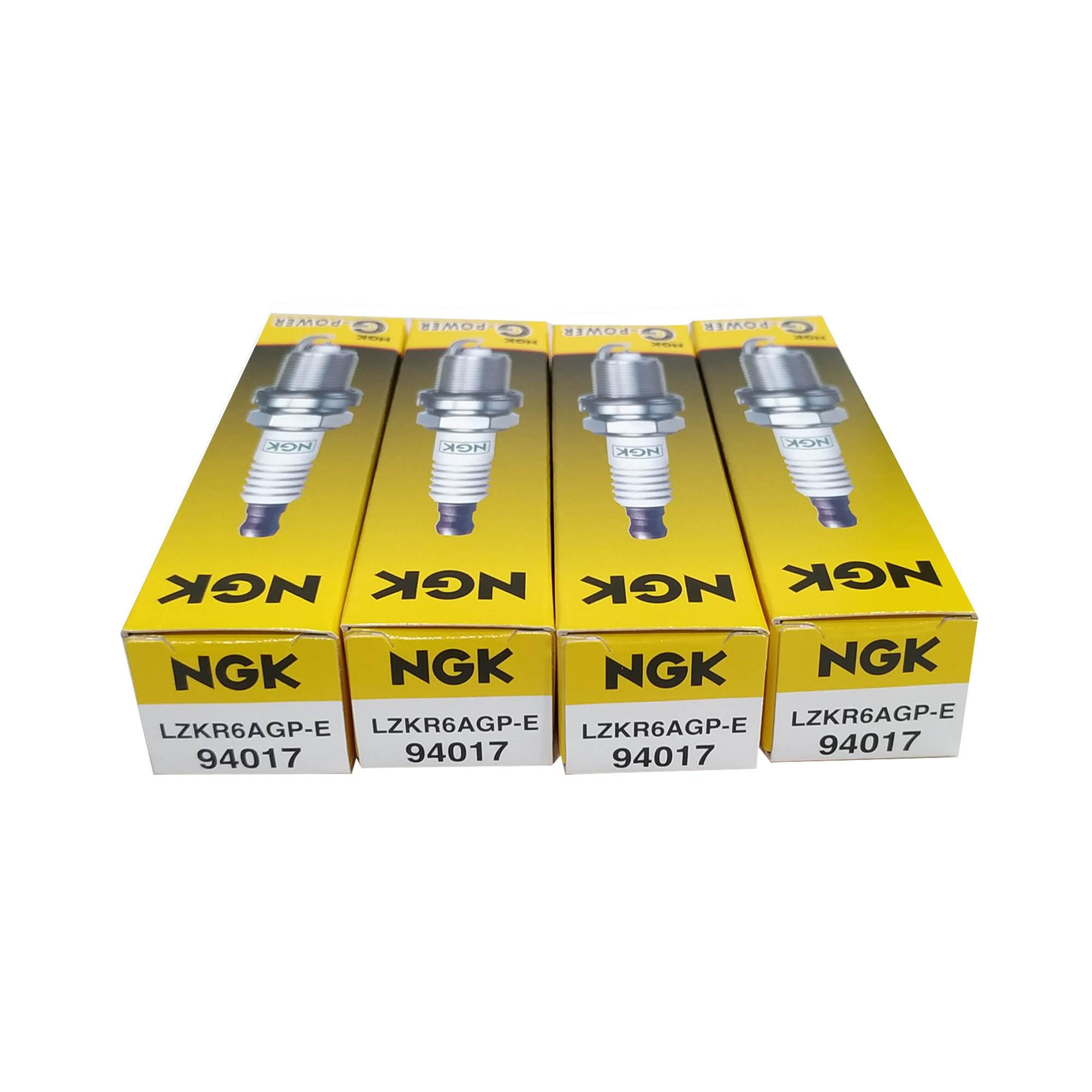 شمع خودرو پایه بلند یورو 4 سوزنی NGK کد LZKR6AGP-E 94017 G-POWER