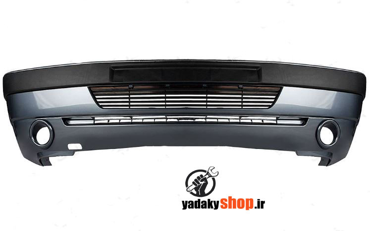سپر جلو پژو 405 SLX متال خاکستری با دیاق پلیمری سرو صنعت سپاهان